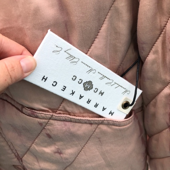 Marrakech Anthropologie Quilted Moto Jacket - Picture 3 of 8